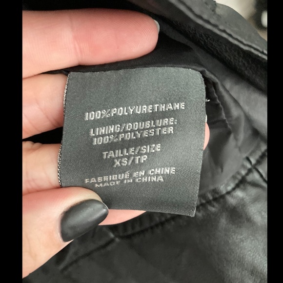 Faux leather jacket - Picture 5 of 5